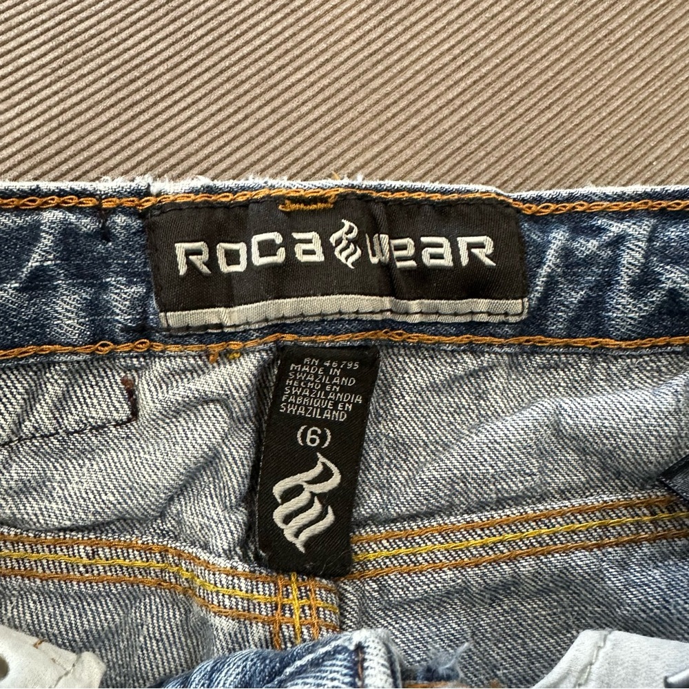 Lot Of 2 Rocawear Boys Jeans Straight Leg Original Fit Adjustable Waist Size 6 - Picture 5 of 13